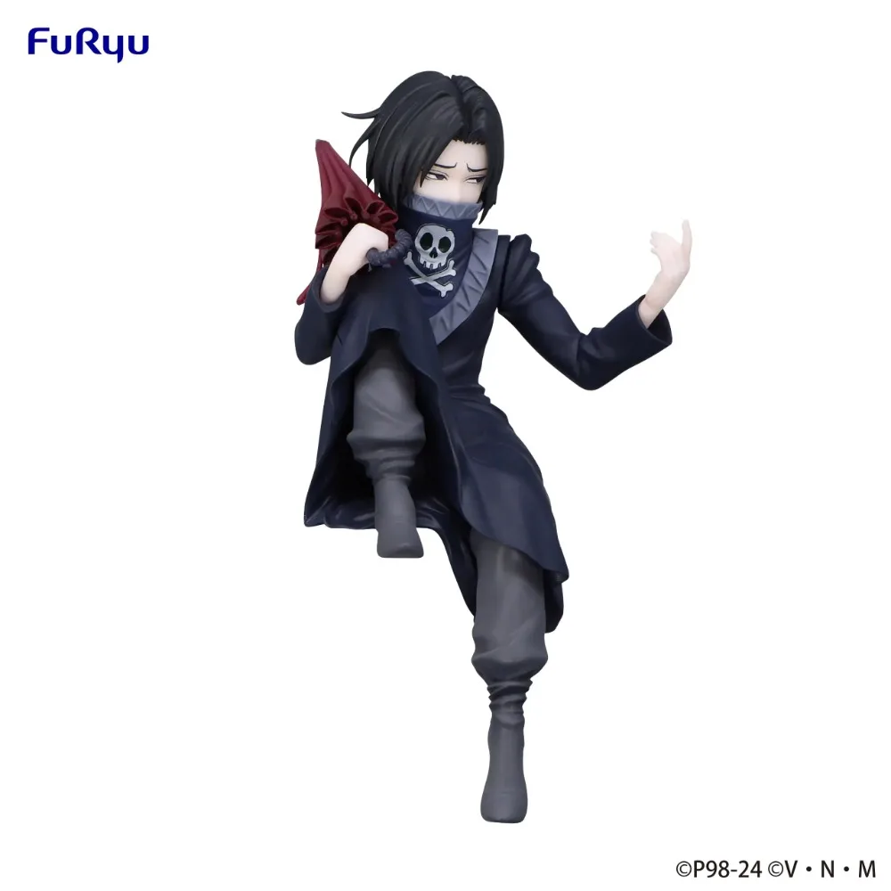 Фото В наличии FuRyu оригинальные аниме HUNTER×HUNTER Feitan Portor 14 см, коллекционные модели, игрушечные фигурки с лапшой, рождественский подарок №5