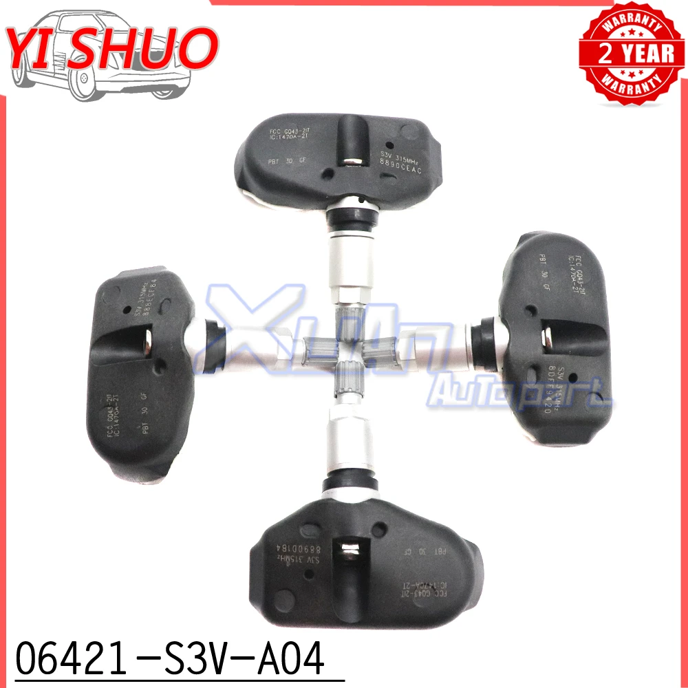 Датчик давления в шинах для Acura MDX RL TL Honda odysley Pilot Ridgeline 2004-2014 315 МГц, система контроля давления в шинах 06421-S3V-A04