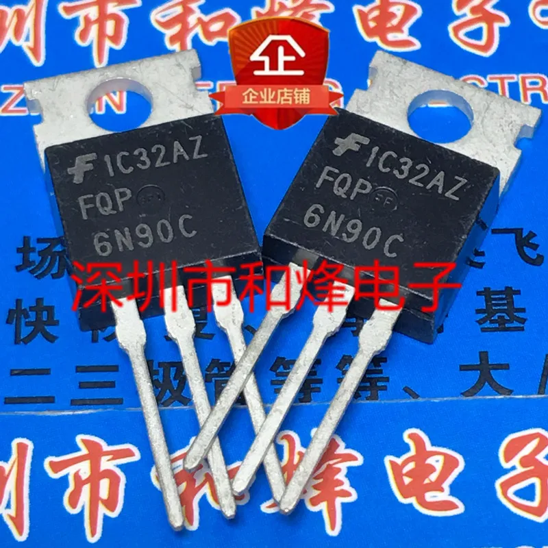 

5PCS-10PCS FQP6N90C TO-220 900V 6A ORIGINAL ON STOCK