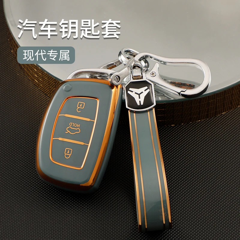 

Tpu Car Key Case Cover Fob for Hyundai Tucson Sonata Fe Creta Ix25 Ix35 I10 I20 I30 I40 Kona Solaris Elantra Festa Accessories