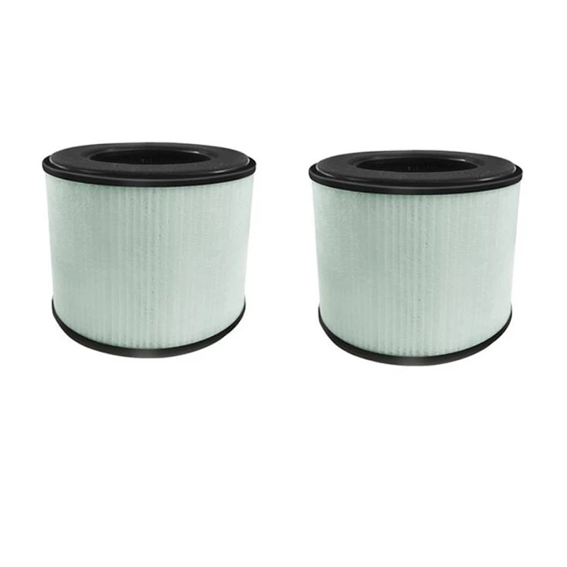 

2 Pack Replacement HEPA Filter Compatible for PARTU BS-08, 3 in 1 Filtration High Efficient Activated Carbon HEPA Filter