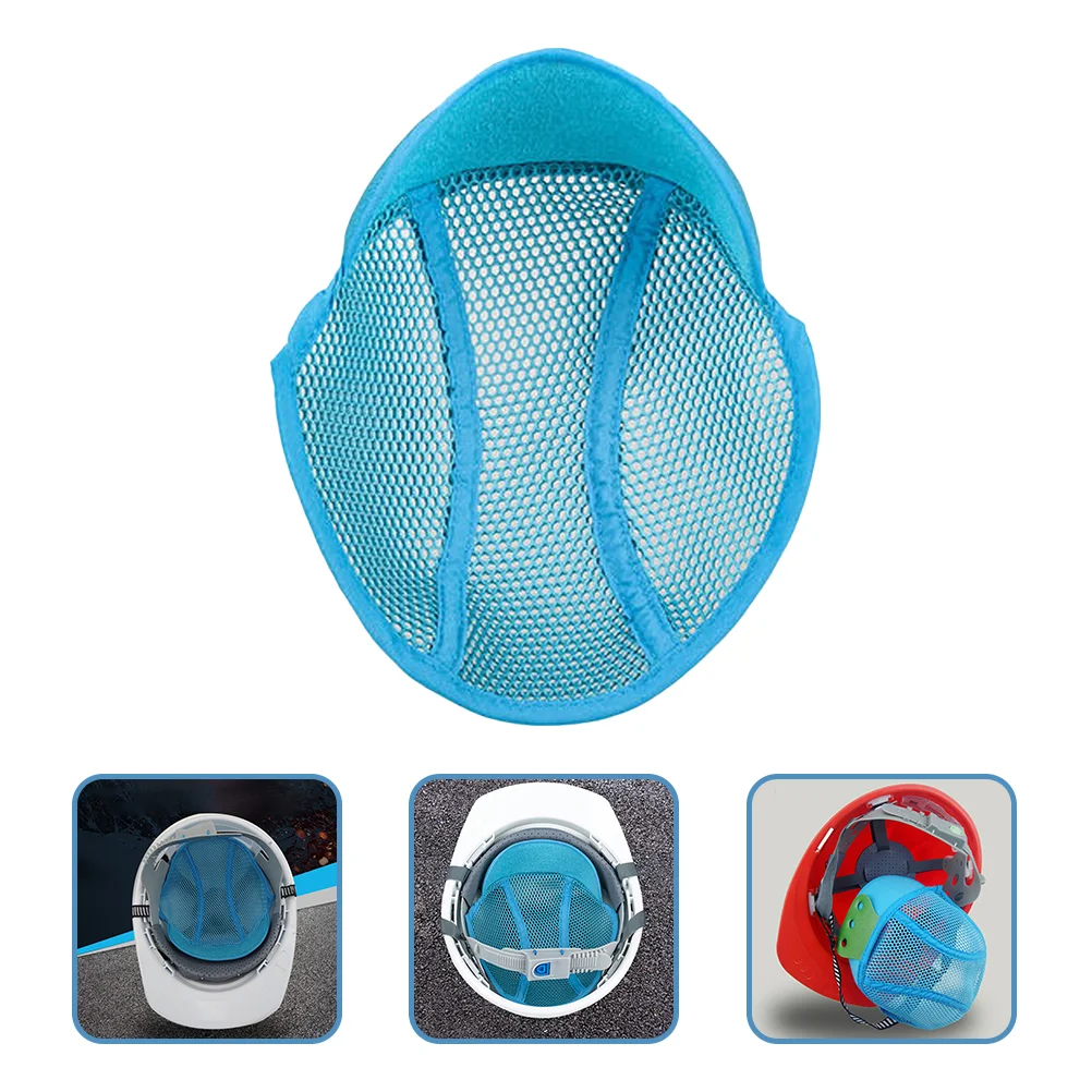 

2 Pcs Mens Hard Hat Blue Lining Mesh Pads Liners Hardhat Air Breathable Sweatband Insert Man