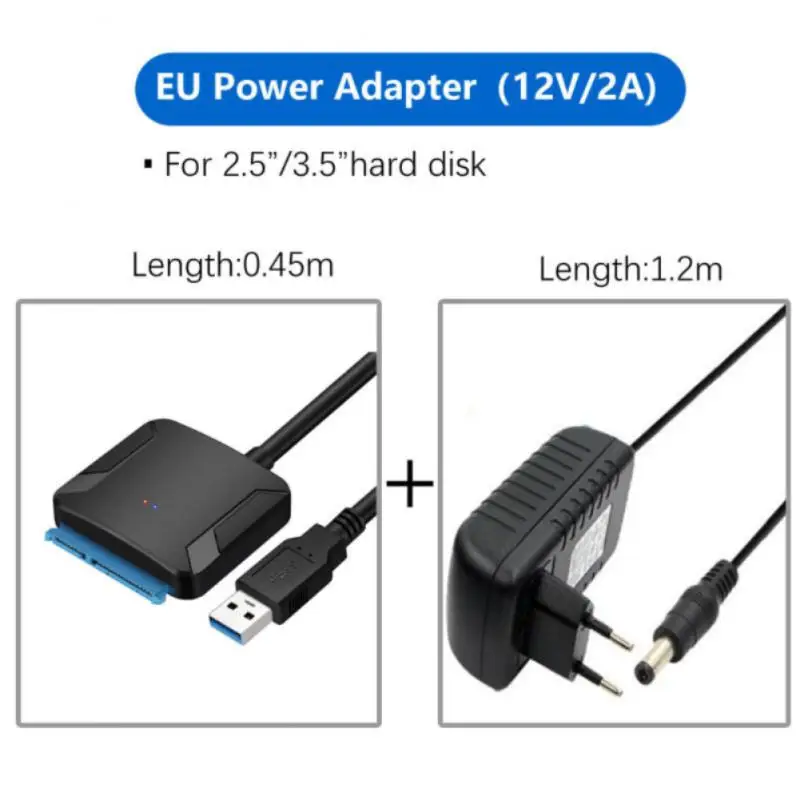 

USB 2,5 кабель SATA к USB 3,5 Кабель/дюйма адаптер для жесткого диска