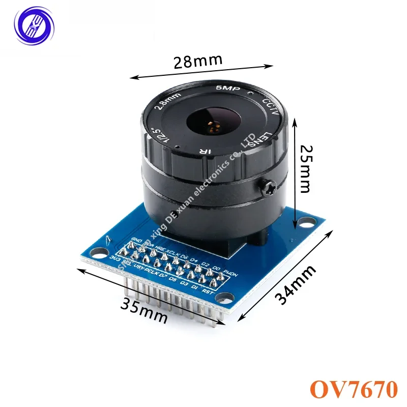 1 шт. модуль камеры OV7670 3 В регулируемый макроуниверсальный адаптер CS датчик