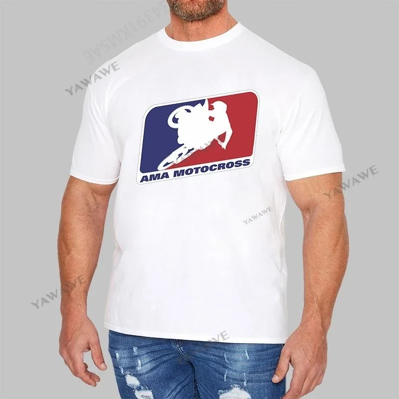 Футболка мужская с круглым вырезом модная тенниска из хлопка майка для