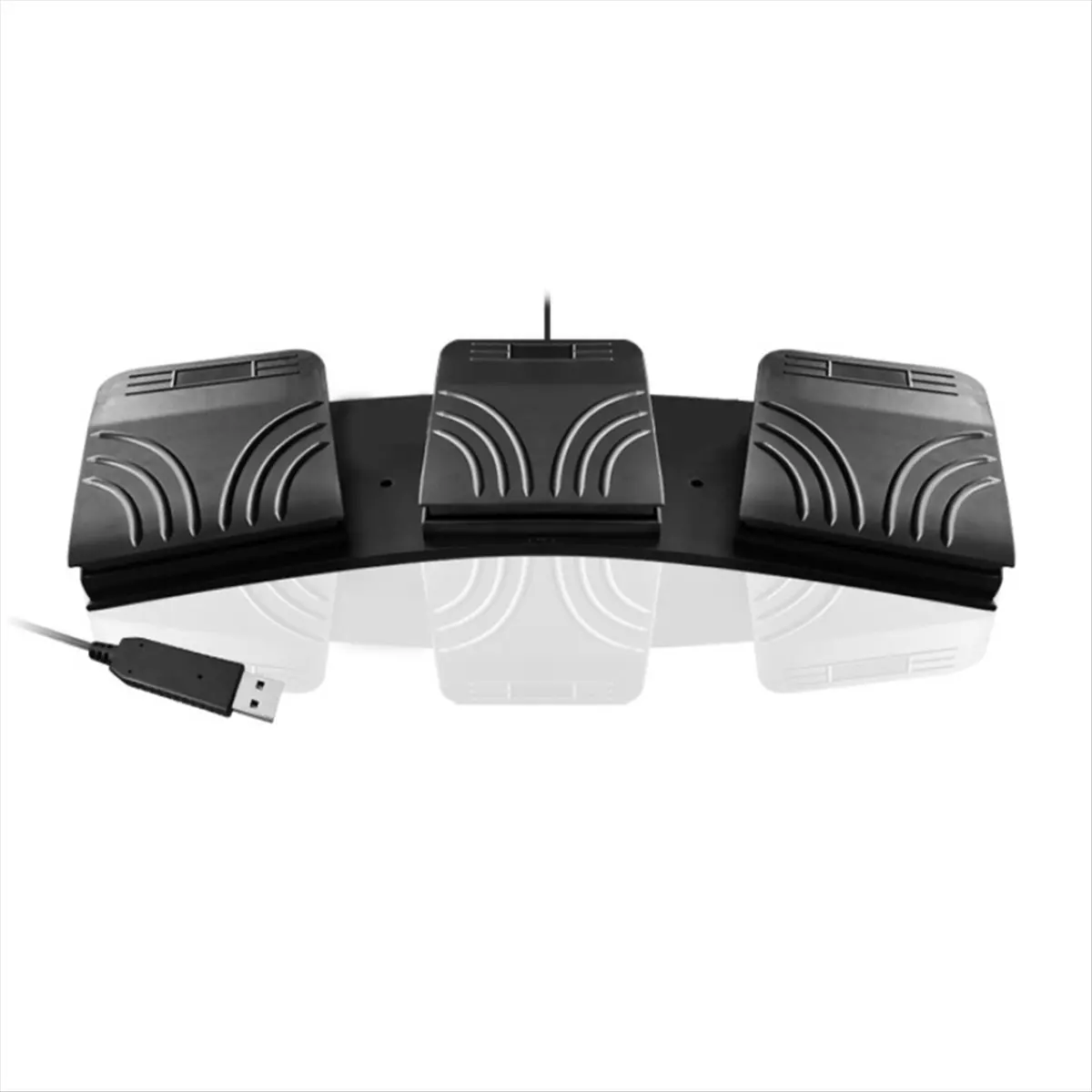 USB-педаль Baohu для ПК, тройной ножной переключатель, педаль для клавиатуры с настраиваемыми комбинациями клавиш, игровая ножная педаль для ПК и ноутбуков. (art.: 3920dcfe0fa6f) - 3920dcfe0fa6f