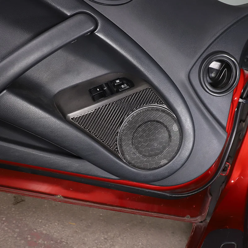 

For Mitsubishi Eclipse 2006 2007 2008 2009 2010 2011 Soft Carbon Fiber Car Door Horn Panel Cover Trim Sticker Car Accessories