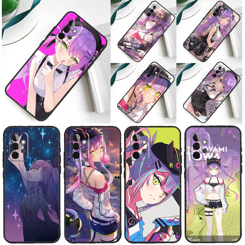 Чехол Tokoyami Towa Hololive для Samsung Galaxy A54 A34 A24 A14 A12 A22 A32 A42 A52 A72 A52S A51 A71 A13 A53, чехол
