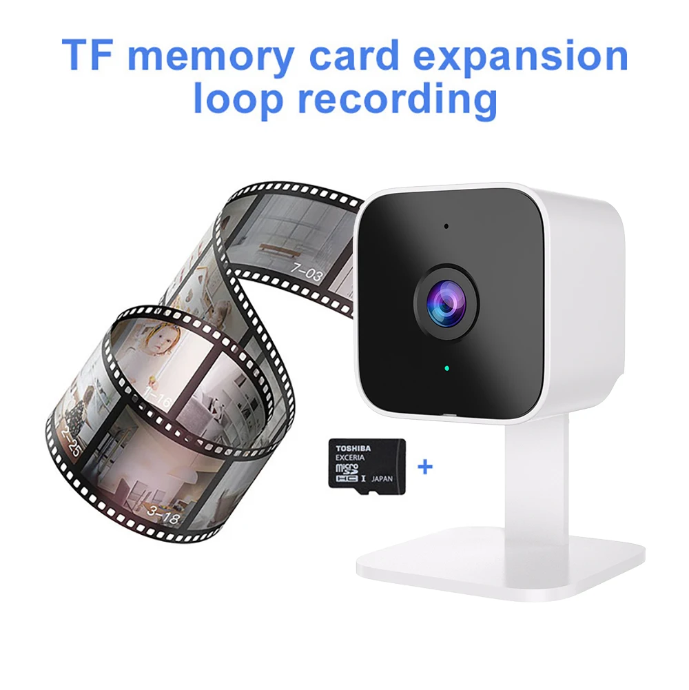 1080P Indoor WiFi Security Camera Great For Baby,Dog&Elderly Integrated Spotlight IR Night Vision, Person Detection & 2 Way Talk