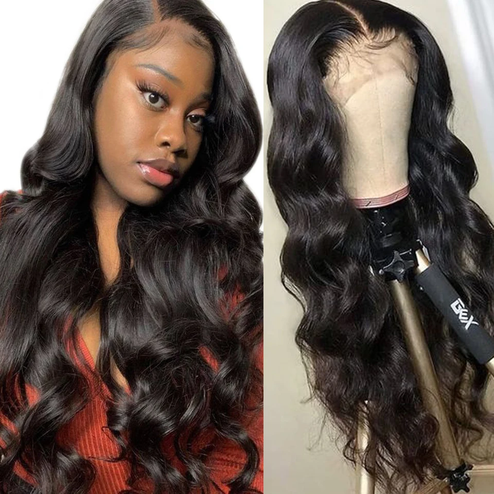 Style icon Body Wave Lace Front Wigs Brazilian HD Transparent Human Hair Wigs For Black Women Body Wave Lace Closure Part Wigs