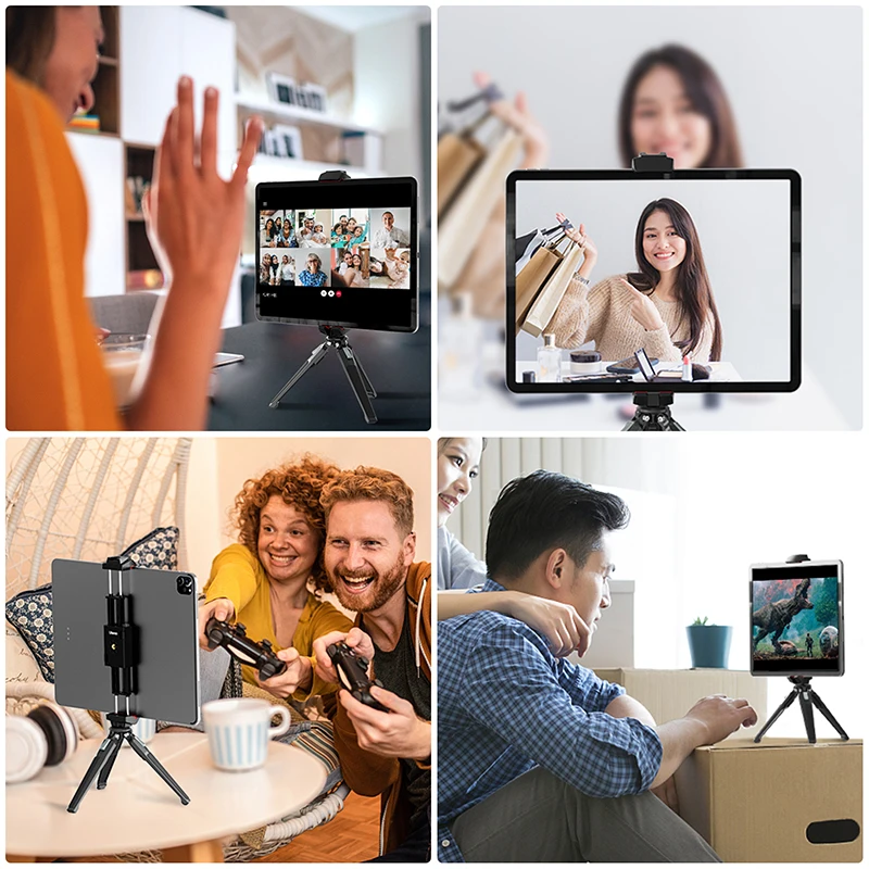 ulanzi metal smartphone tripod mount holder for iphone samsumgu 30 ballhead tripod head mount for dslr digital camera led light free global shipping