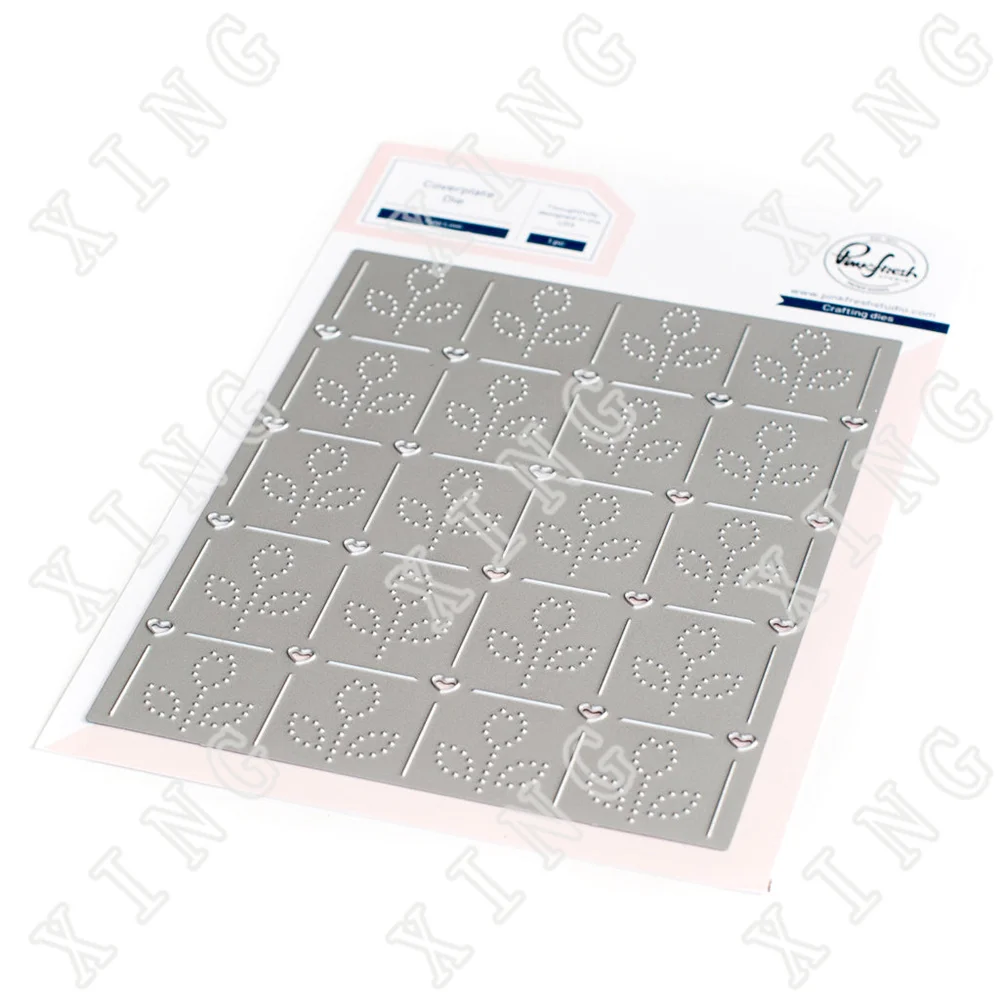 

2022 Spring Tulip Love Coverplate Cutting Dies Diy Craft Paper Greeting Cards Diary Album Scrapbooking Decoration Embossing Mold