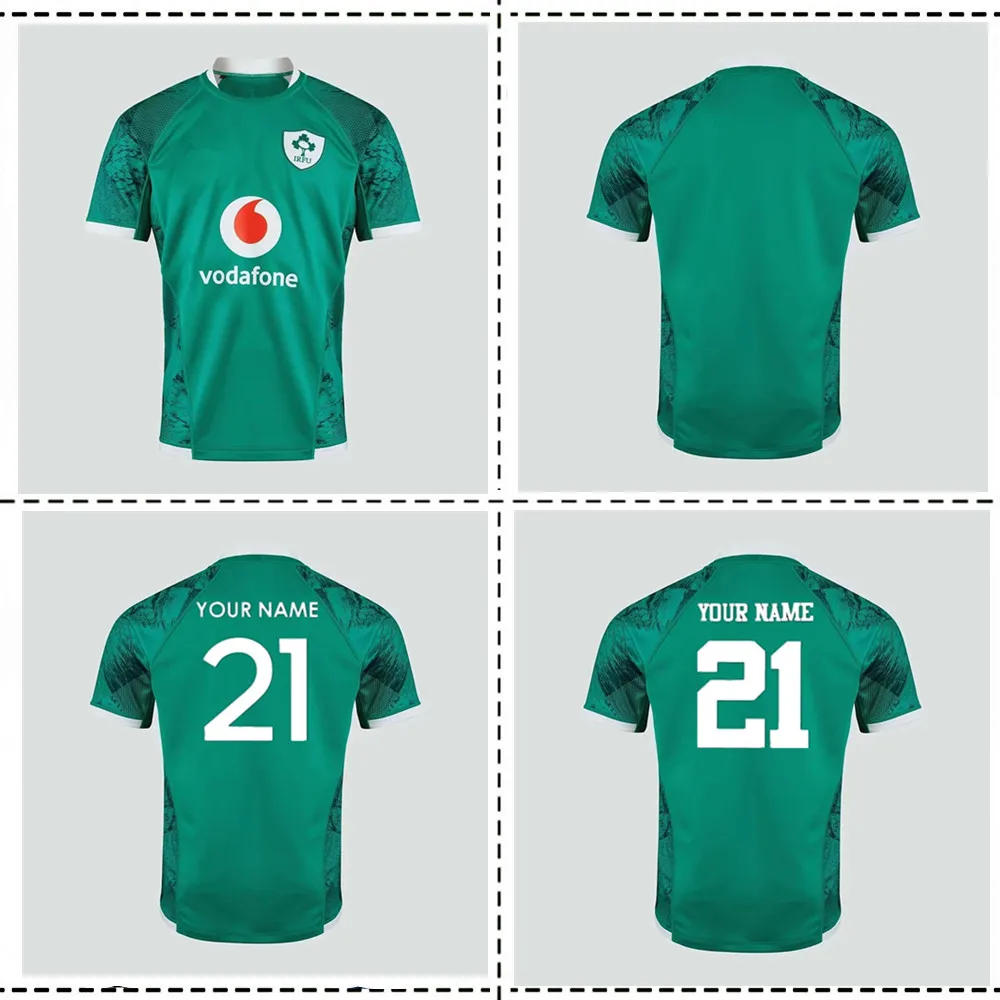 

2021 Ireland Home Rugby Jersey Shirt 2021/22 IRELAND HOME RUGBY TRAINING SHORTS JERSEY size S---5XL