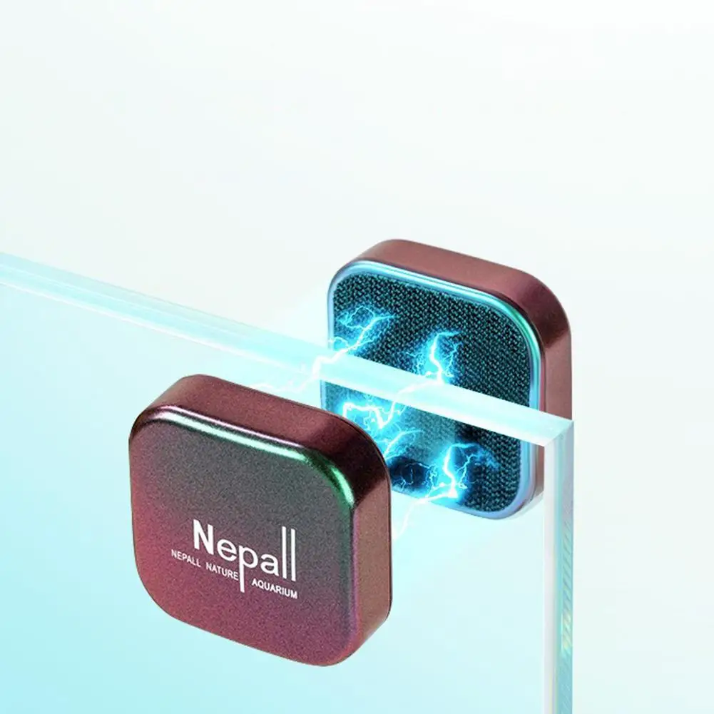 

Аквариумная Магнитная Щетка для аквариума Двусторонняя градиентная Щетка Для Чистки Чистящие Инструменты со скребком для водорослей