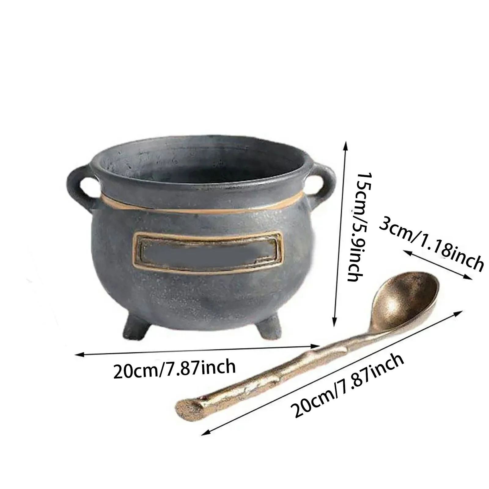 Украшение для Хэллоуина ведьмы колдрон обслуживающие чаши искусственное ведро