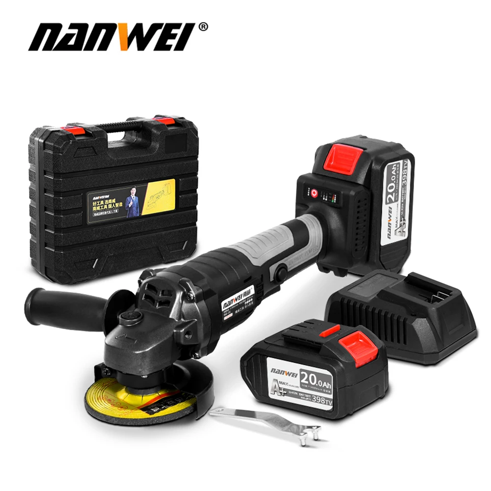 Бесщеточная Беспроводная угловая шлифовальная машина с переменной скоростью для дерева/металла Бесщеточная Беспроводная угловая шлифовальная машина с переменной скоростью для дерева/металла