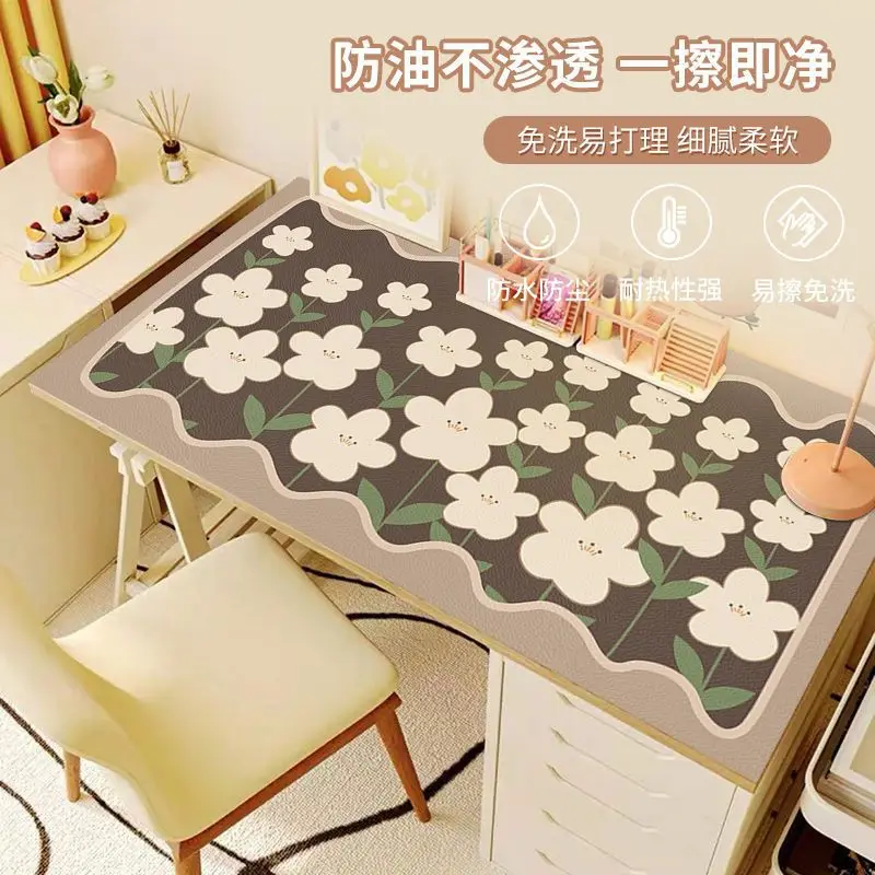 

Table MATS PVC waterproof desk cloth table mat can be scrubbed the desktop mat_AN1893
