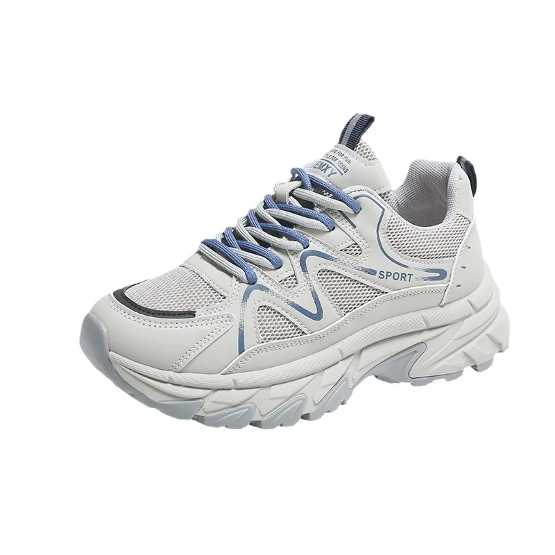 

YUDX Daddy shoes women 2023 spring and autumn net face fashion casual shoes small women fashion show feet small sports shoes