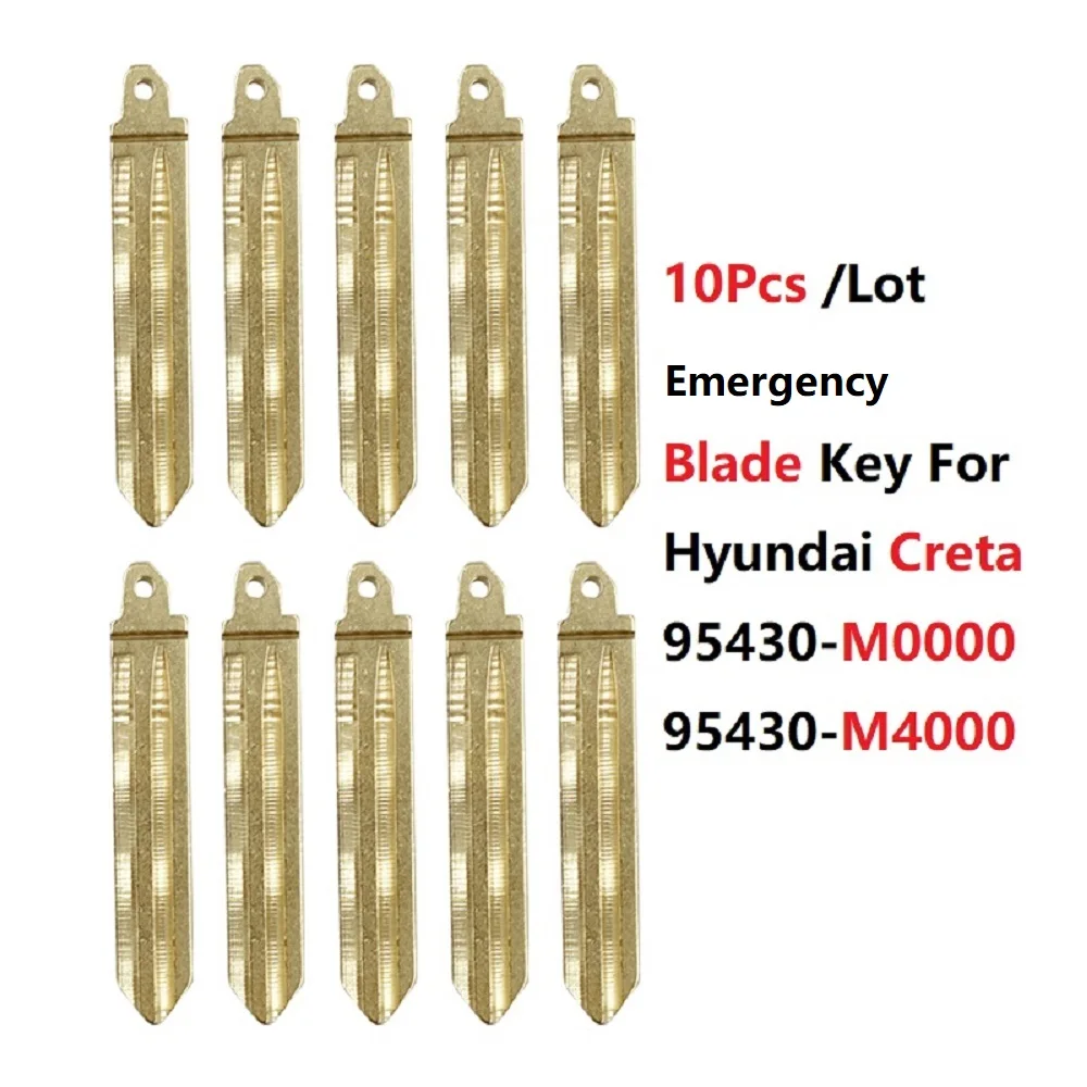 

CS020055 10 шт. металлический Аварийный ключ для Hyundai Creta 95430-M0000 95430-M4000, дистанционный флип, искусственный меч