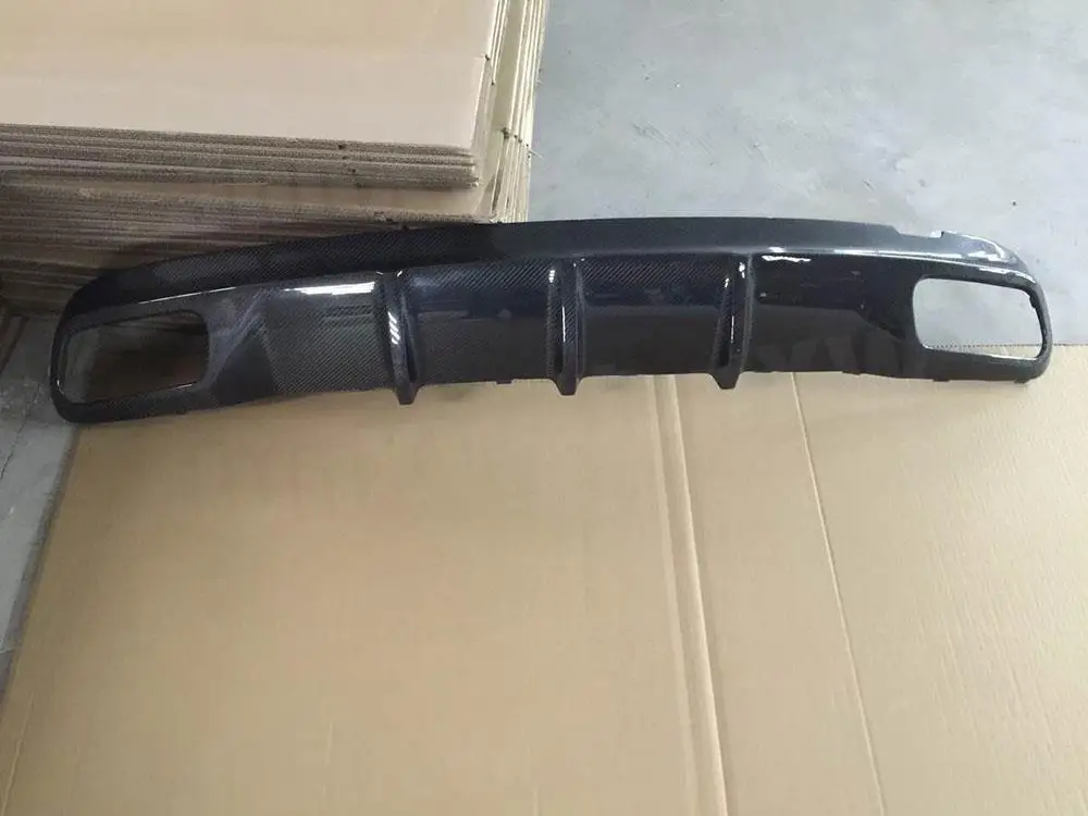 O Style углеродное волокно диффузор для заднего бампера Mercedes Benz GLA 2015-2018 сплиттеры