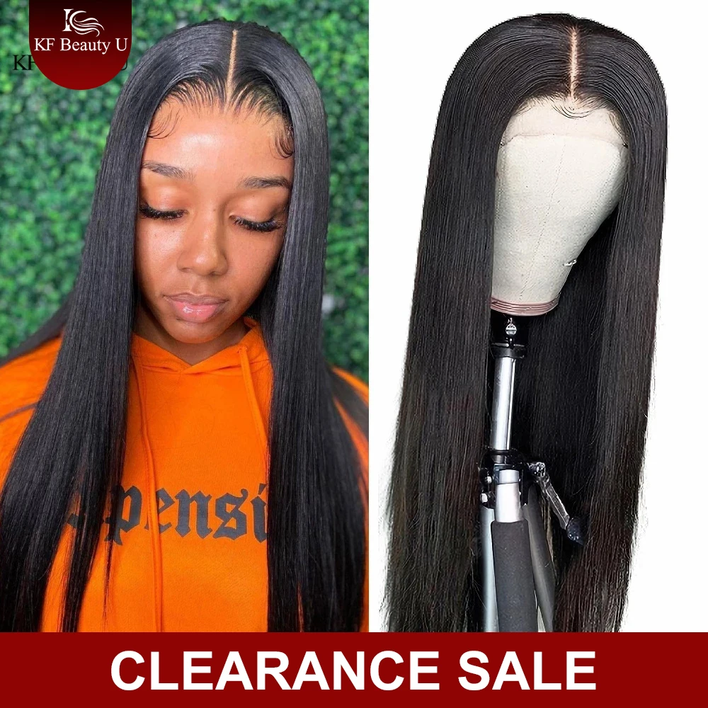 Парик на сетке 13x4 34 дюйма прямые бразильские волосы | Шиньоны и парики