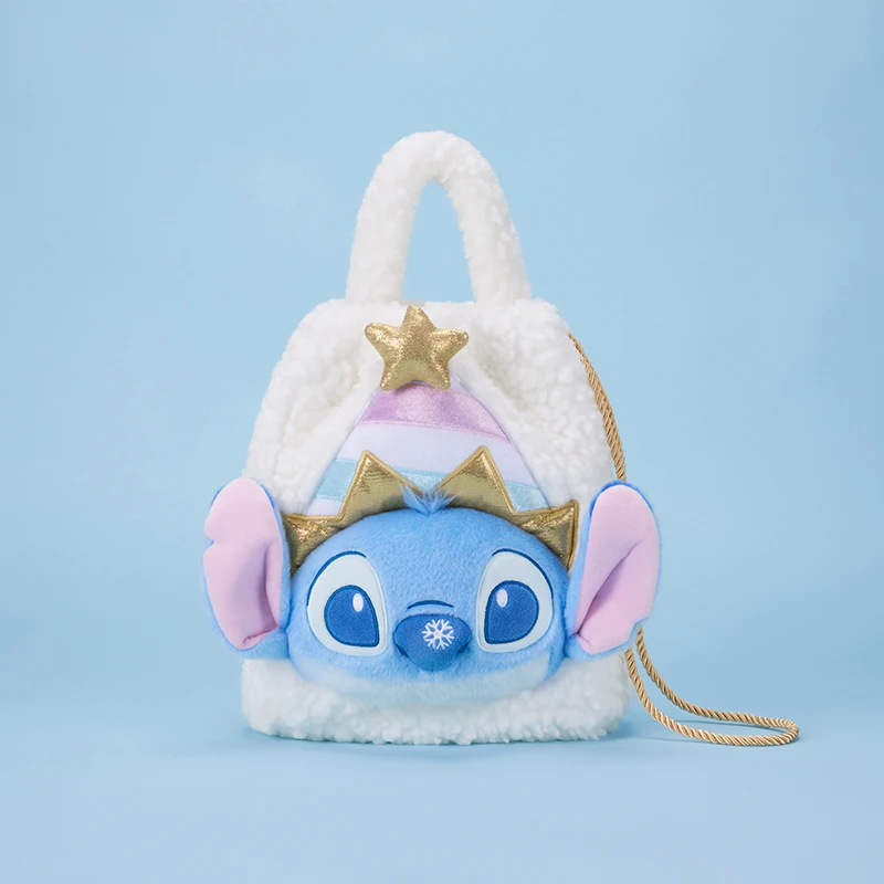 Kawaii аксессуары Disney сумка на плечо Lilo Stitch для макияжа хранения аниме-фигурка