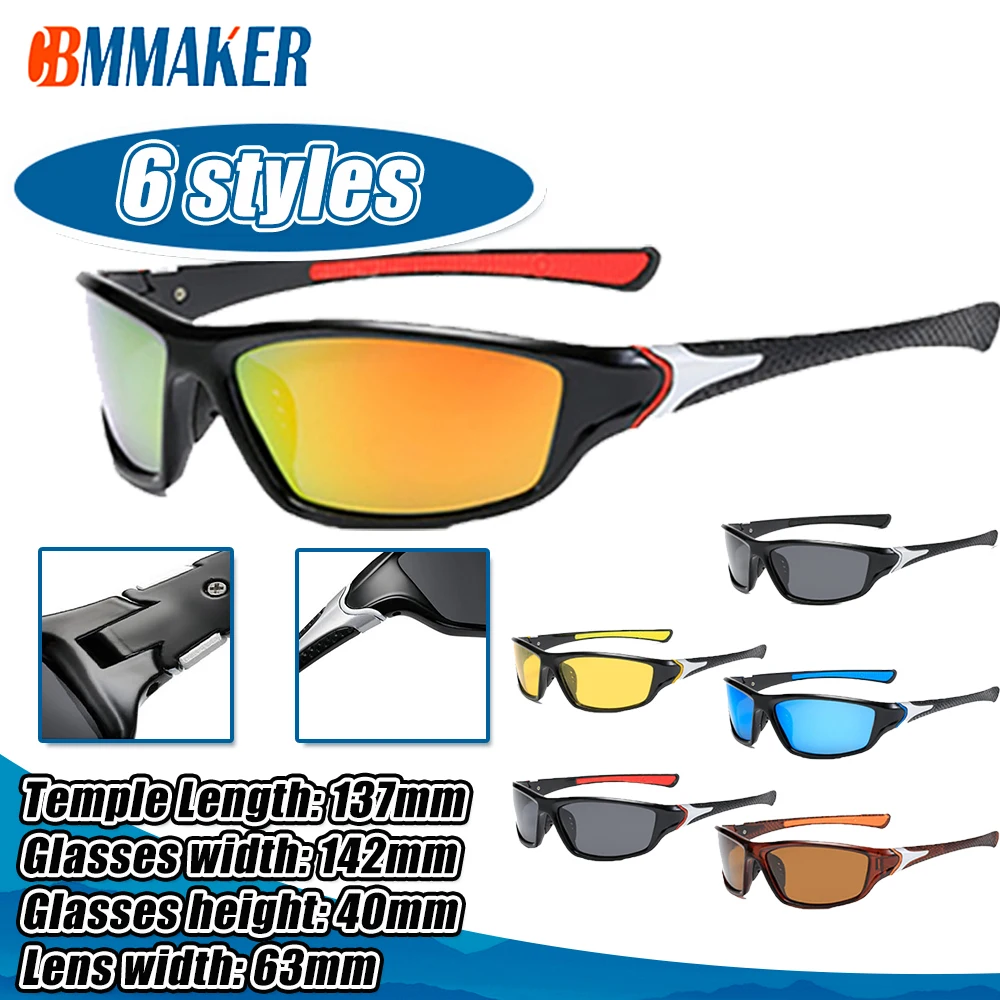 

Cbmmaker Polarized Cycling Sunglasses Men Women Driving Shades Outdoor Sports Goggles Camping Hiking Driving Eyewear Sun Glasses