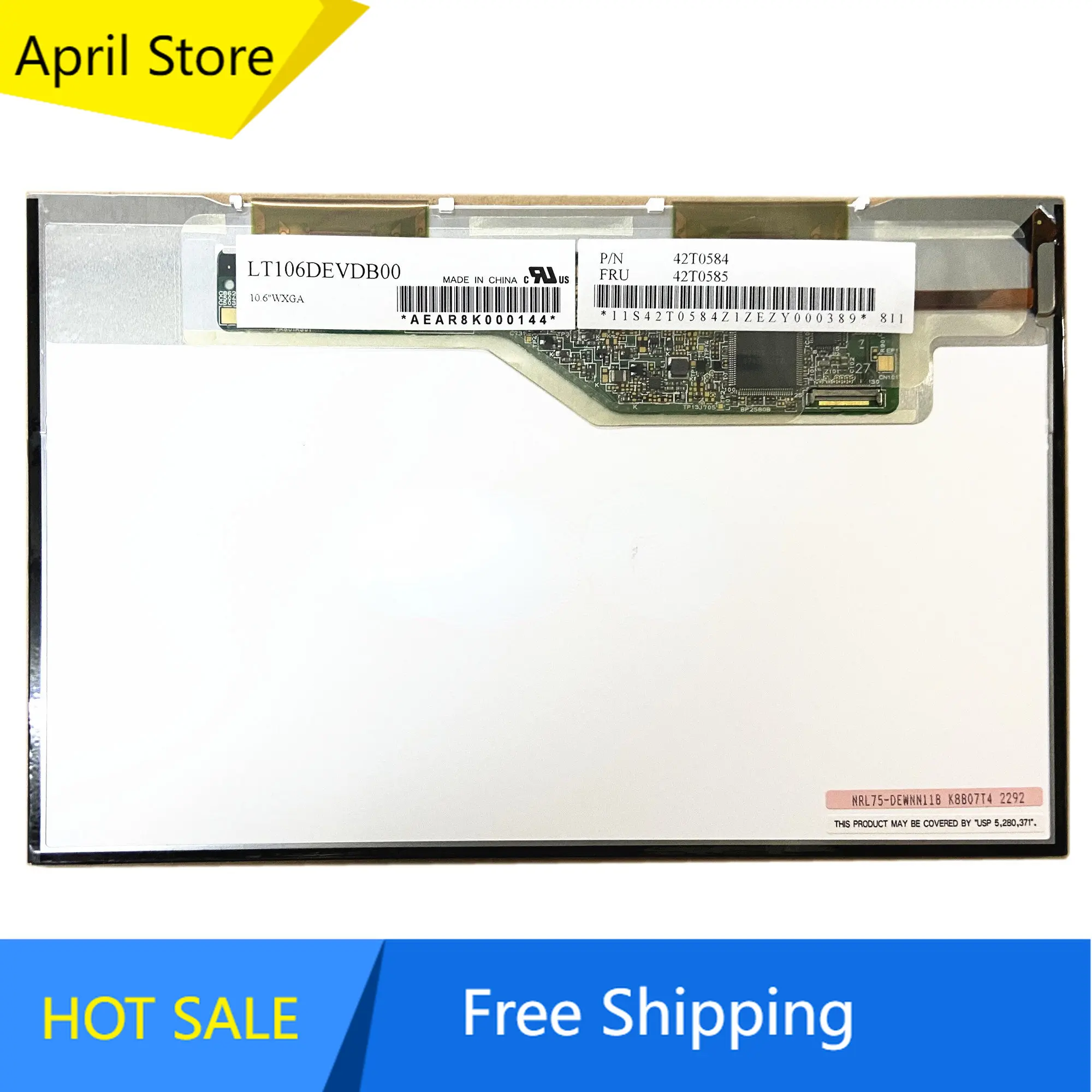 

LT106DEVDB00 подходит для LTD106EWNN 10,6 ''ЖК-экран для ноутбука