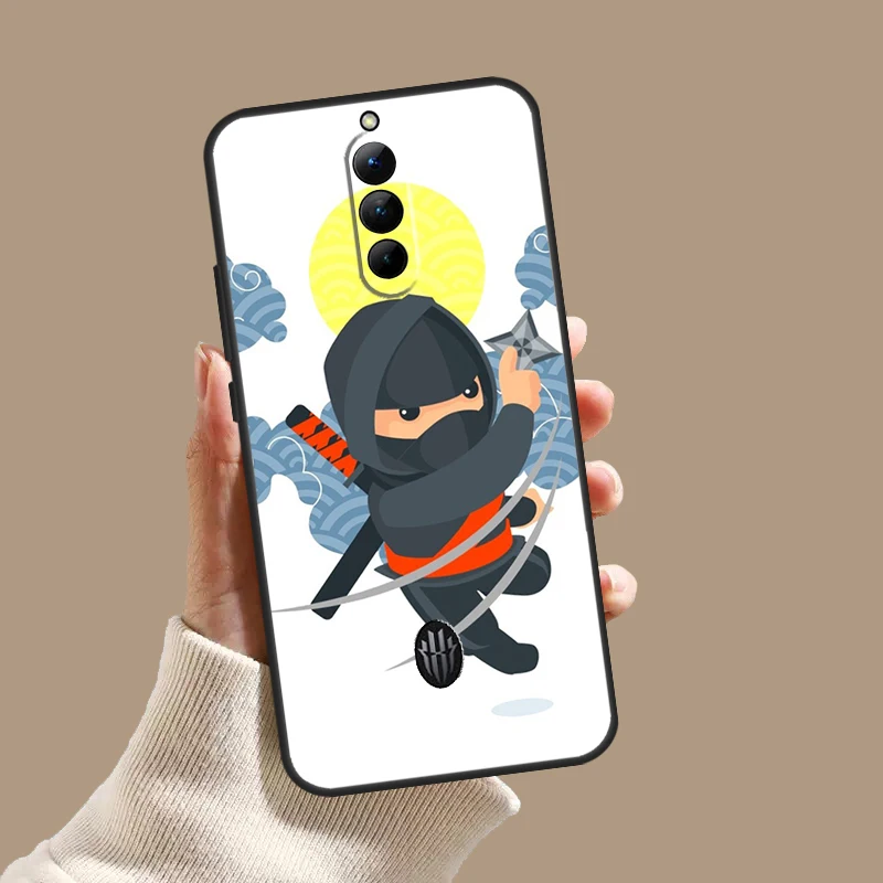 Чехол для телефона с японским Самураем ниндзя воином лампой ZTE Nubia Red Magic 9 8 8S Pro Plus