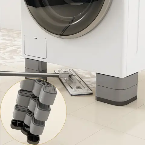 4 шт., антивибрационные подушечки для ног, противоскользящая остановка, бесшумная стиральная машина, поддержка холодильника, демпферы, подставка для стиральной машины, сушилки, бытовая