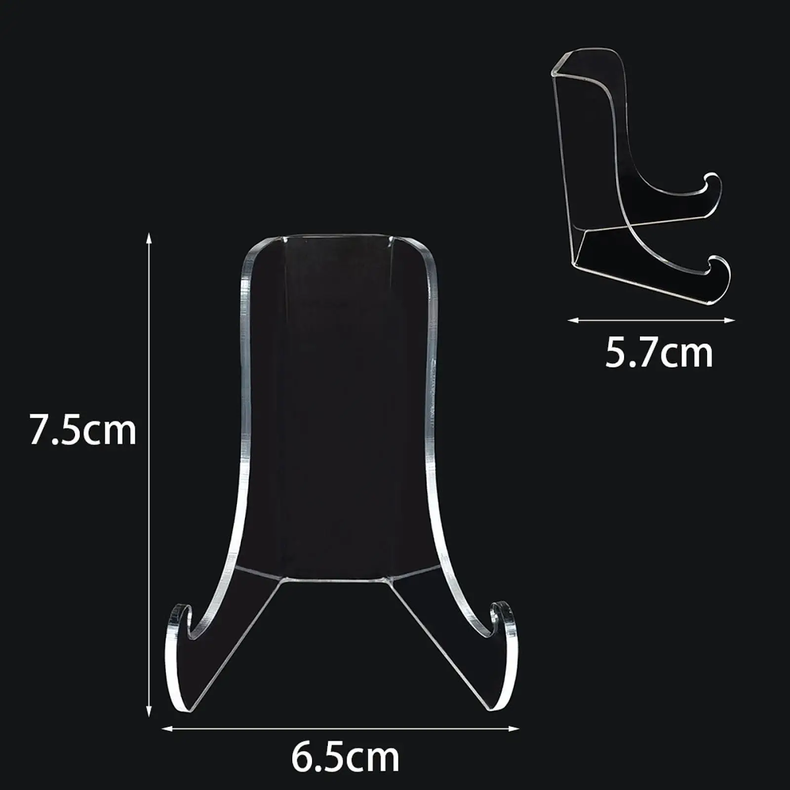 6-компонентные акриловые держатели для тарелок подставка книг домашнего декора с