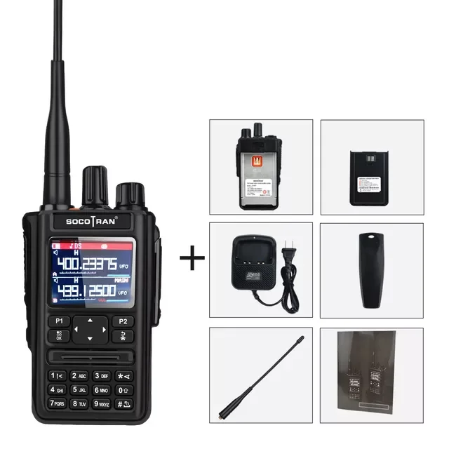 Enlarge UV Full Band Walkie Talkie outdoor handheld Radio GPS Bluetooth Aviation Frequency  automatic frequency modulation