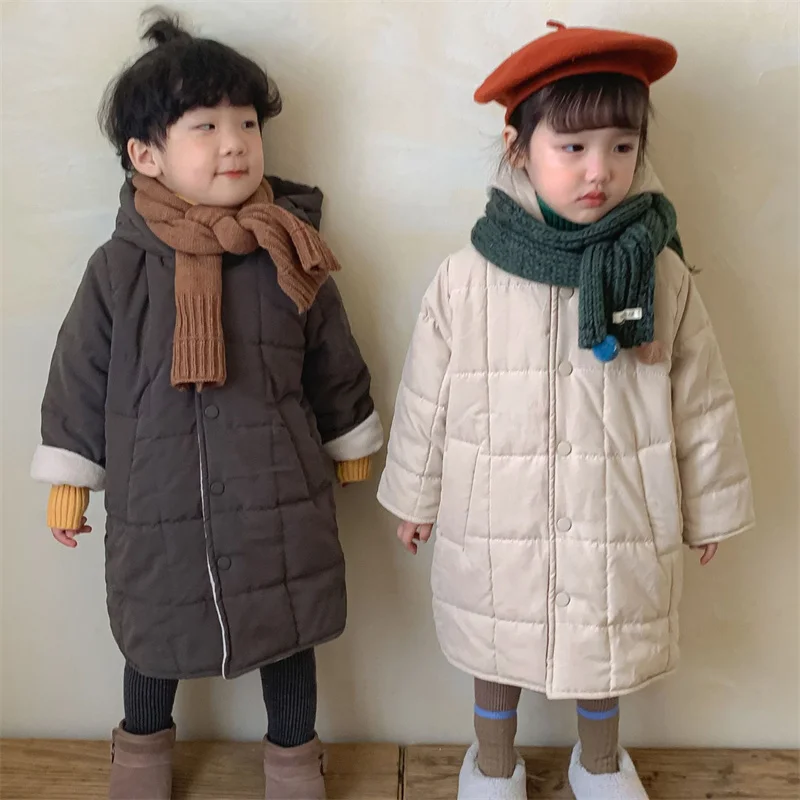 

Пальто для девочек, куртка, зимняя хлопковая ветровка, красивое теплое утепленное пальто для подростков, детская одежда больших размеров, 2023
