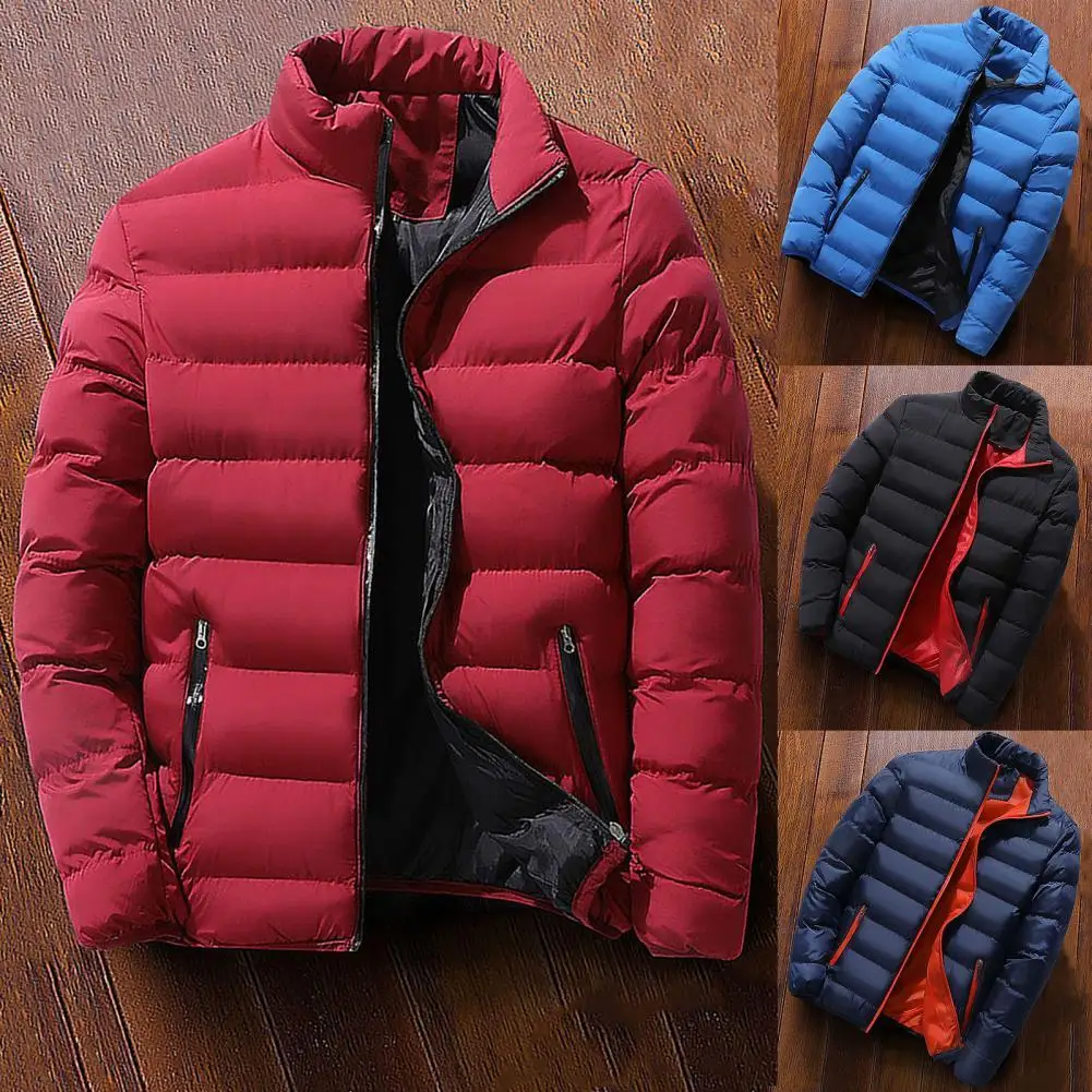 

Clothes Casual Thick Cardigan Down Coat Outwear Coat Zipper for Dating