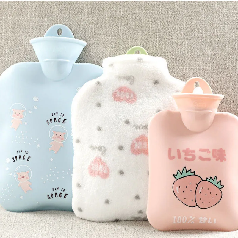 

Removable Plush Cover For PVC Winter Hand Warmer Hot Water Bag Hand And Foot Warmer Hot Water Filling Bag 400ml /900ml /1300ml