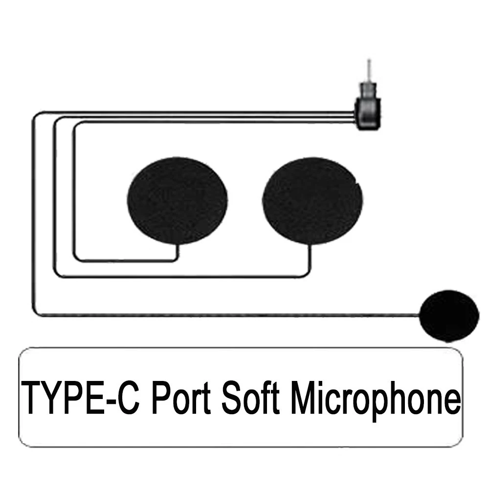 Мотоциклетный шлем, Bluetooth-гарнитура, микрофон для внутренней связи, универсальные аксессуары, полный шлем, полушлем, 3/4 микрофона для шлема
