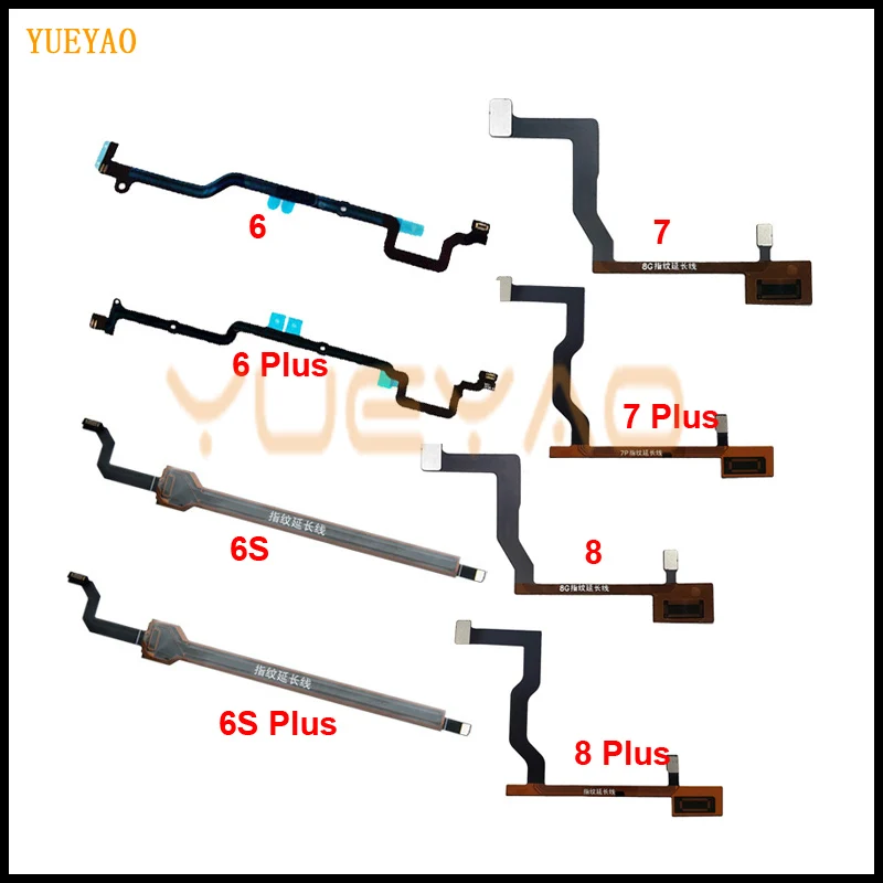 Home Touch ID Return Fingerprint Button Motherboard Connection Connector Flex Cable For iPhone 6 7 6S 8 Plus