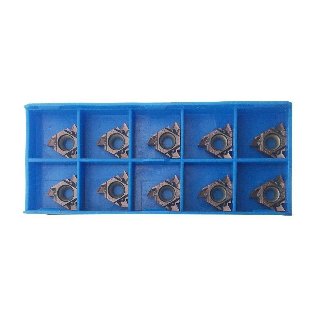 

16IR AG60-S 16IR AG60 Carbide Inserts High Performance 16IR AG60 S Carbide Inserts for Threading Turning 10pcs