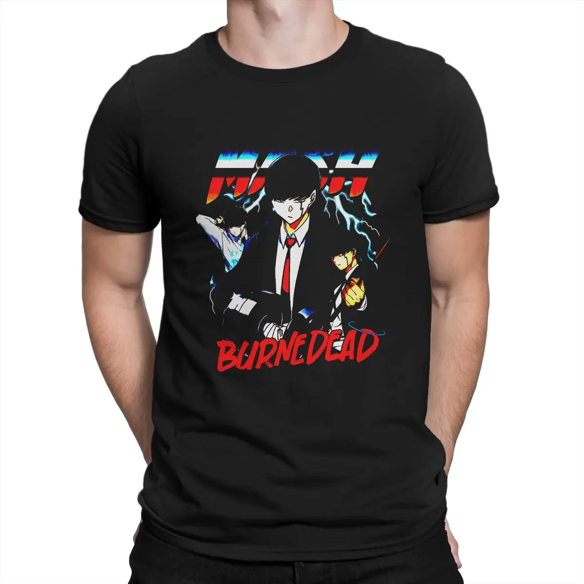 

Мужская футболка MASHLE, Оригинальная футболка Mash Burnedead, новый тренд