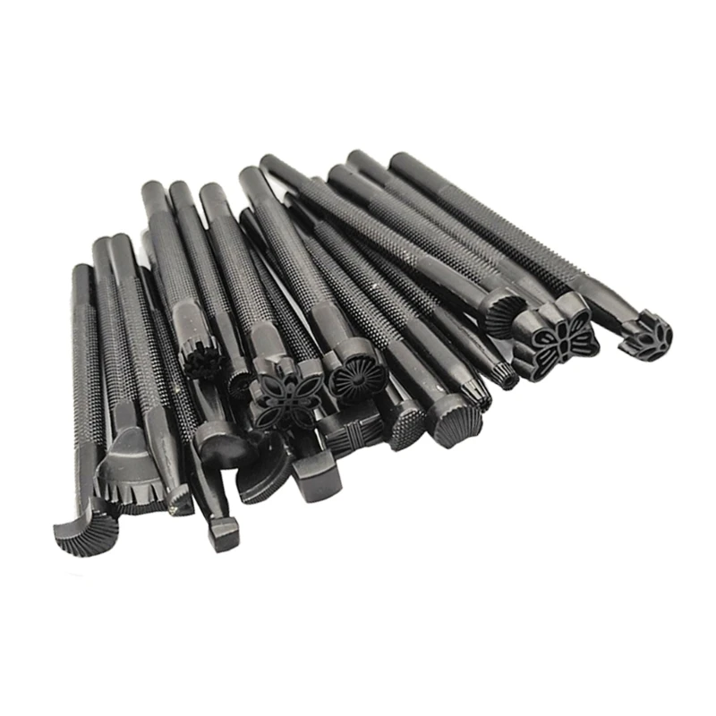 6/20 шт. инструменты для штамповки кожи штампы рукоделия перфорации работы с кожей