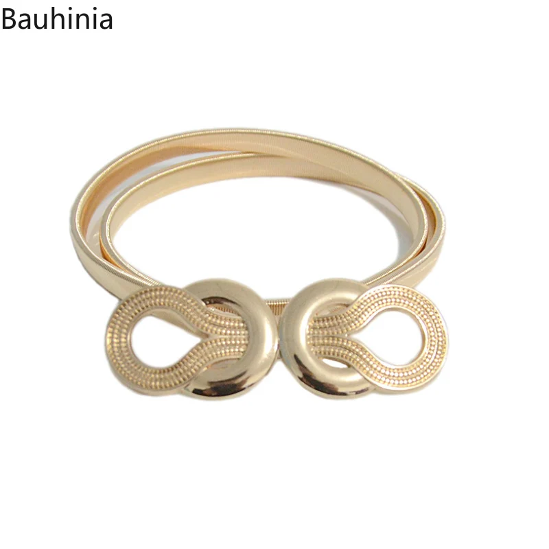 

Bauhinia летняя Горячая Распродажа 70-90 см для молодых девушек роскошный модный ремень с металлической цепочкой женские универсальные Cummerbunds