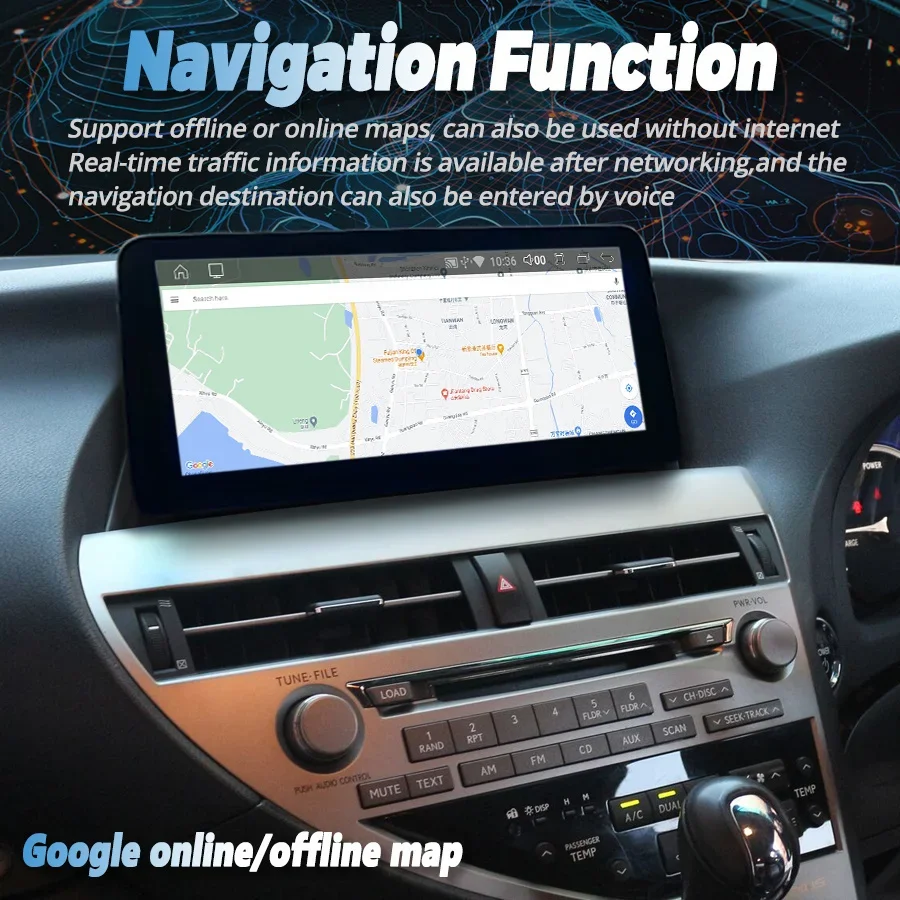 12 3 &quotдля LEXUS RX RX350 RX270 RX300 2009-2014 Android 14 экран Carplay автомобильный радиоприемник GPS