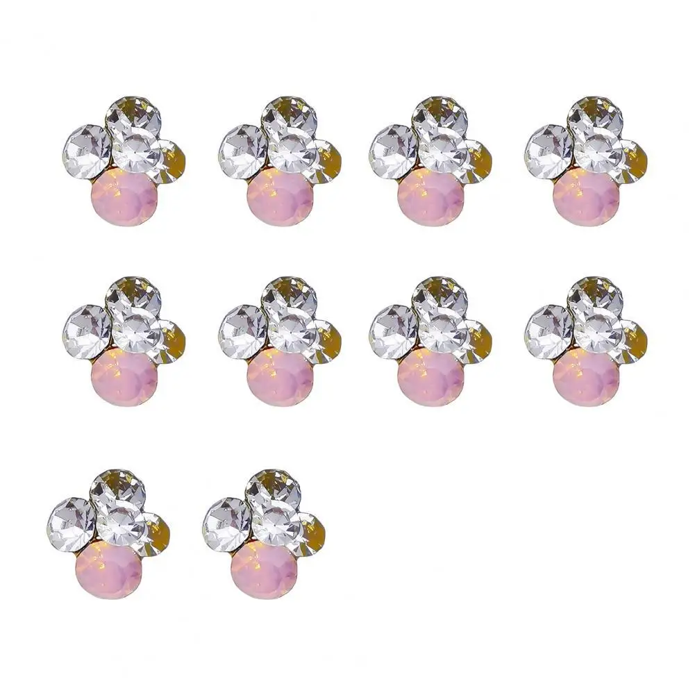 

10Pcs Nail Decoration Delicate Nail Art Decorations Rhinestones Creative Long Lasting Nail Rhinestones