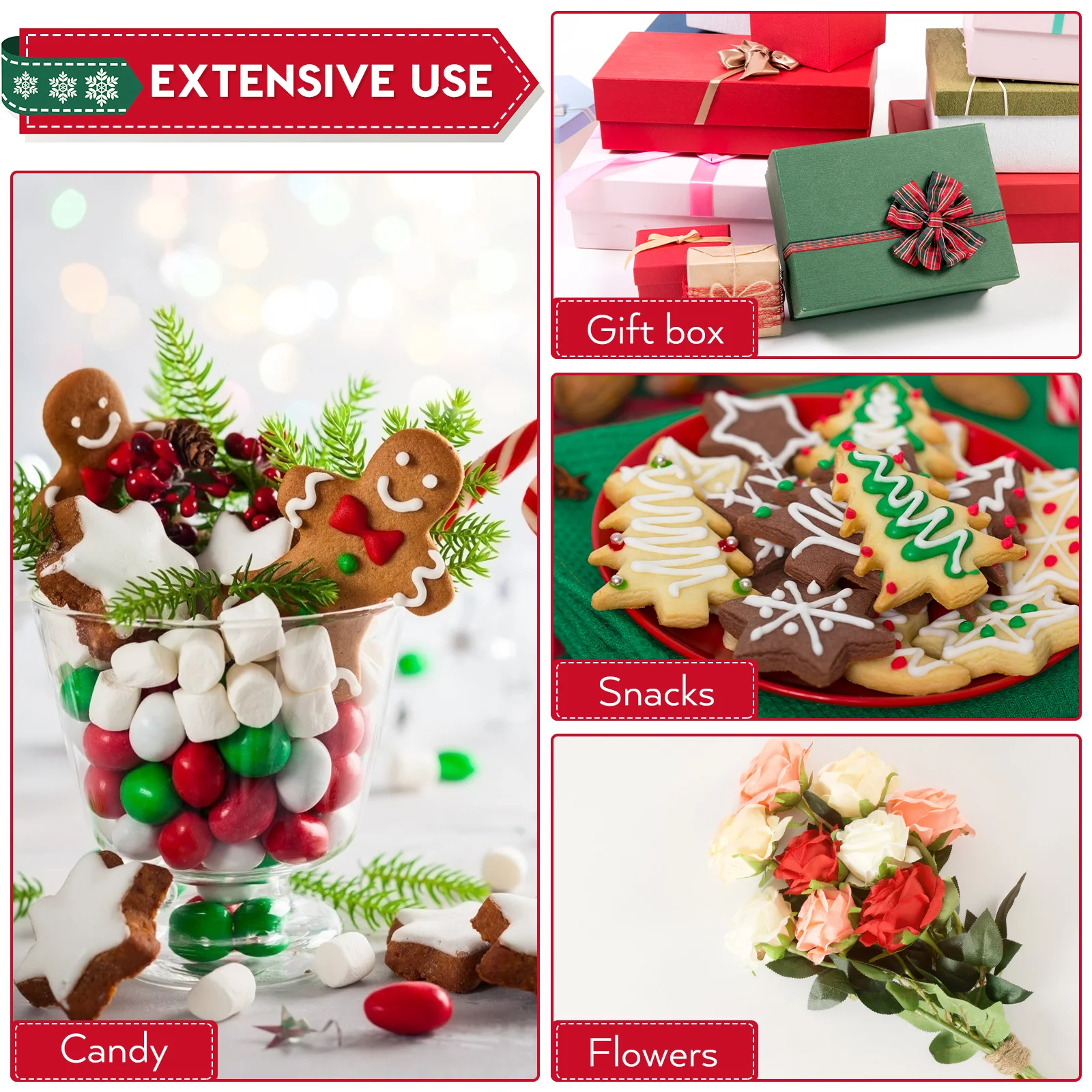 

Cellophane Wrap Christmas Roll Paper Wrapping Clear Giftbasketrolls Santa Hampers Wrapper Baskets Transparent Claussheet Cello