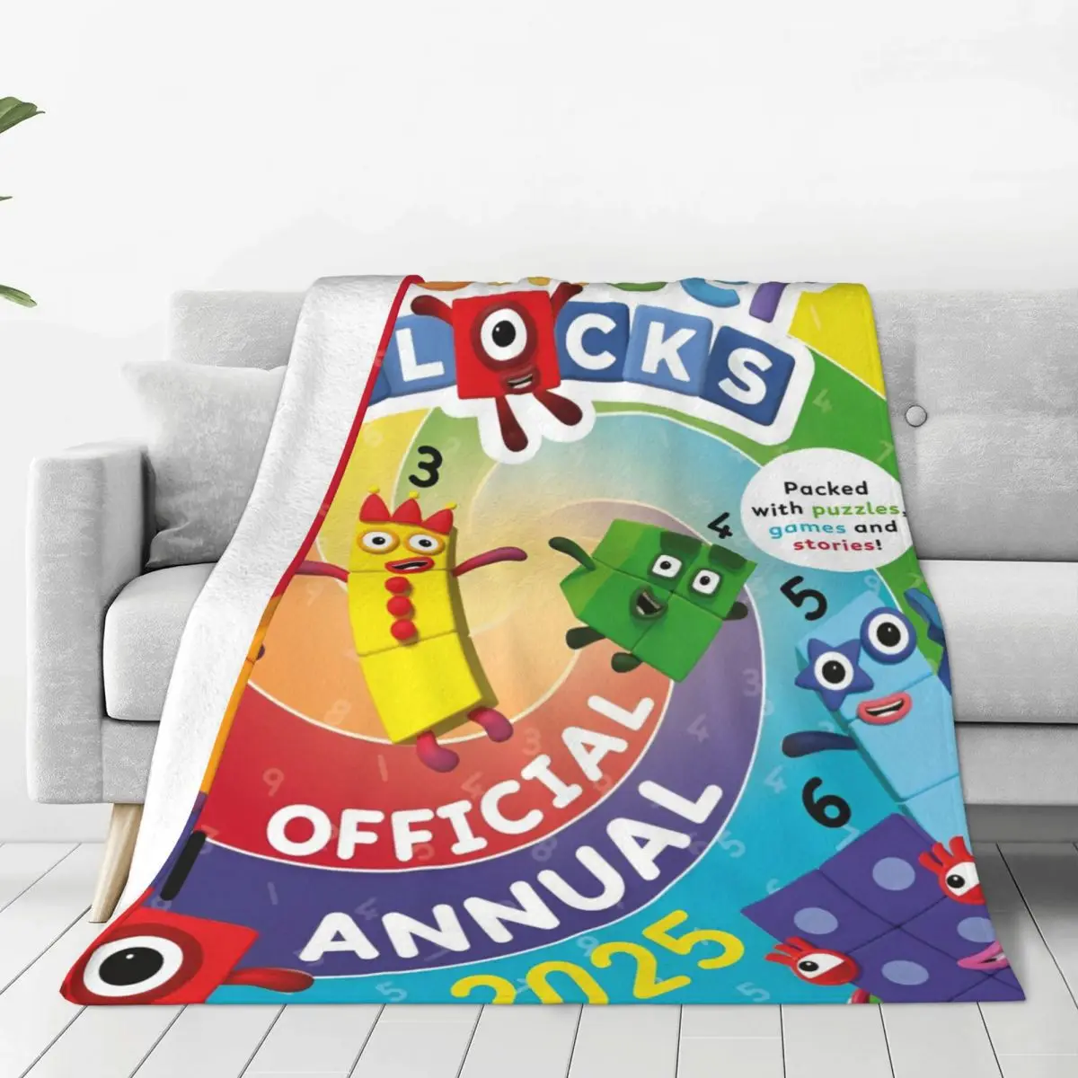 Супер теплые одеяла для путешествий и офиса N-Numberblocks-s постельное белье с героями