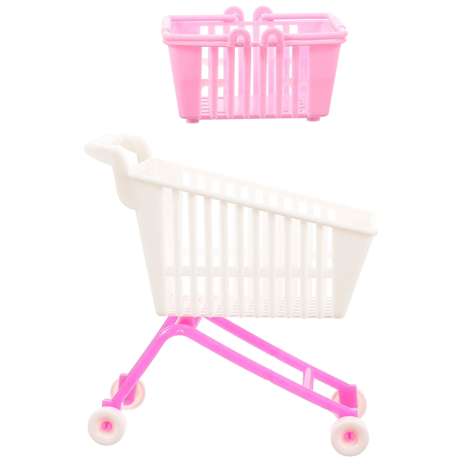 

1 Set Mini Shopping Cart Micro Shopping Cart Small Supermarket Cart Photo Props