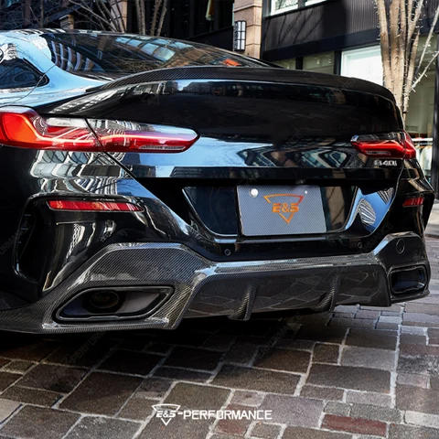 Подходит для BMW M8, модифицированный материал из углеродного волокна, передняя часть, задние диффузоры, комплект кузова автомобиля