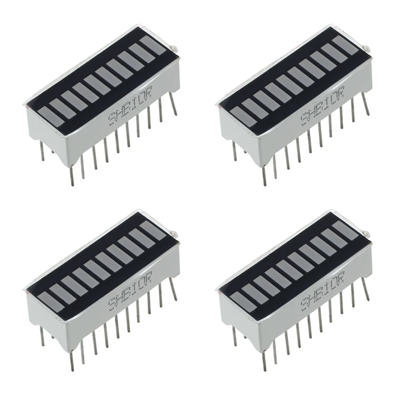 

New 4X 10 Segment Red LED Bar-Graph Display