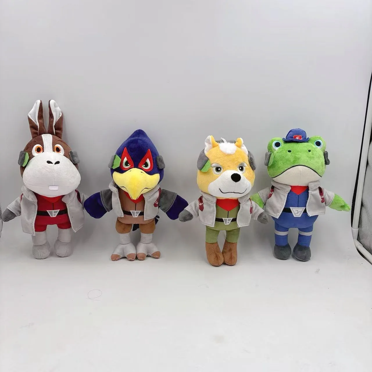 Фото Плюшевая игрушка Game Star Fox: Аниме-персонажи Фокс МакКлауд и Пеппи Хэйр, мягкая кукла-зверёк, украшение, подарок на день рождения для детей №1