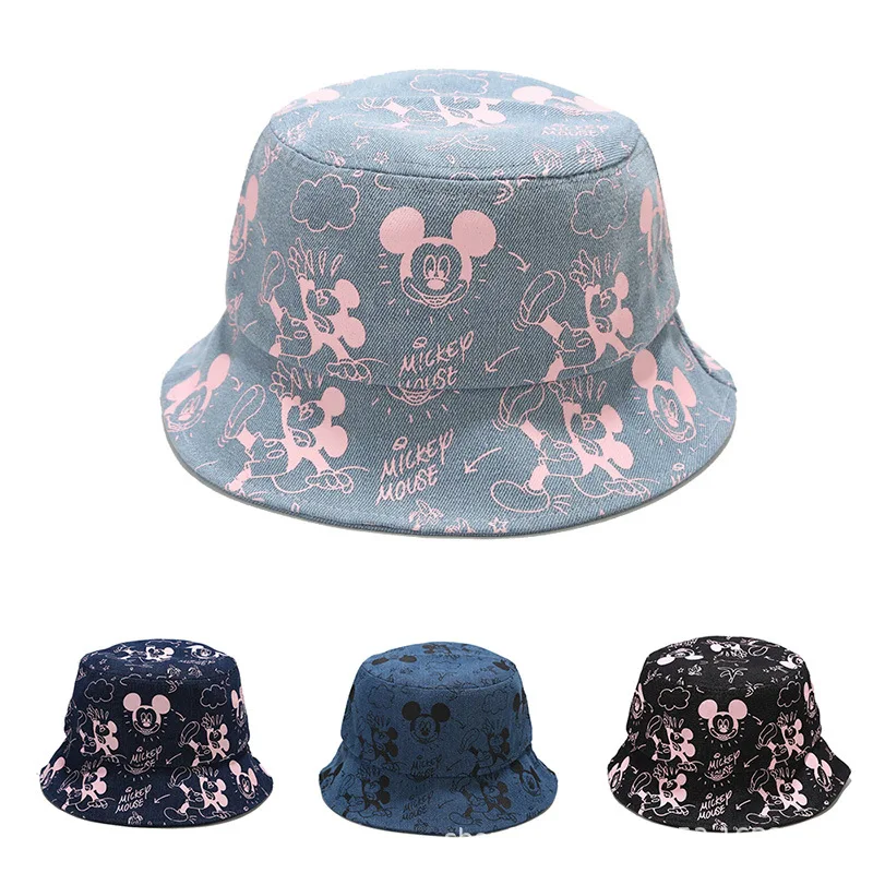 Панама для взрослых с Микки Маусом мультяшный головной убор мужчин и женщин